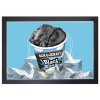 Self-adhesive Poster Frame, plast with magnetic open/close,  A4, Black #1