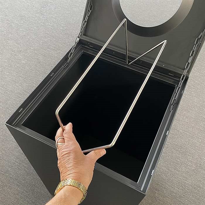 Waste Bin Outdoor, black, maxi 120 L #7