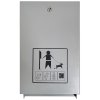 Eco Dispenser for dog bags, silver, with print #2