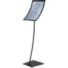 Infostand Curved Black Vertical/Horizontal  A3 #1