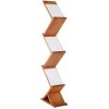Wooden Brochureholder Zig Zag. 5xA4 #1