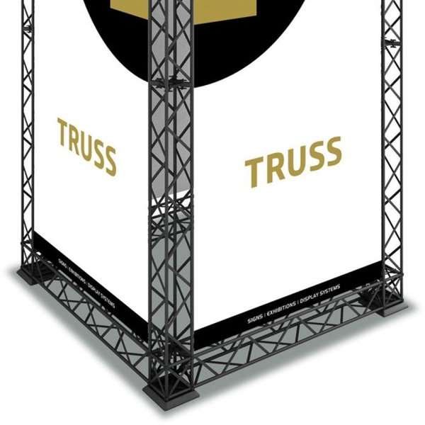 Base Regular 20 x 20 cm, for Crown Truss 10, black #3