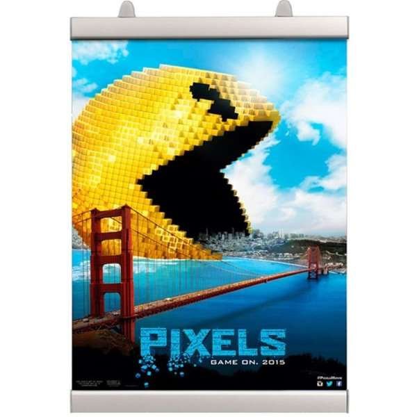 Poster-Clamp, 120 cm, alu/silver #1