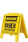Compact Plast A-board, mini, yellow #1