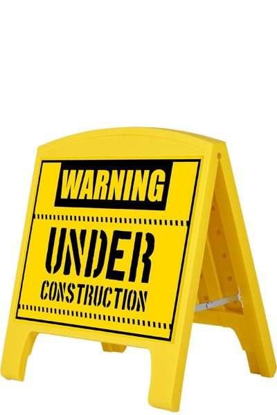 Compact Plast A-board, mini, yellow #1