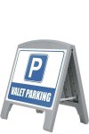 Compact Plast A-board, mini, grey #1