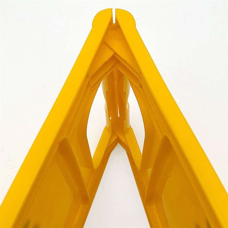 Caution Board, yellow, texted with 