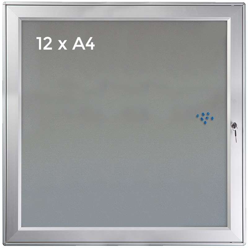 INFOBOX felt w/Lock 12xA4 Alu #6