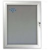 Infobox, alu/silver, with felt and lock, 4 x A4 #1