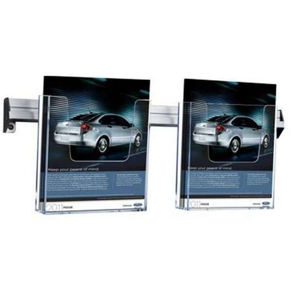 Wall Dispenser List, with 2 x A5 acrylic holders #1