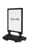 Wind-Sign Waterbase Budget Pavement Board, black, 70 x 100 cm #1