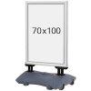 Wind-Sign Waterbase Budget Pavement Board, grey, 70 x 100 cm #1