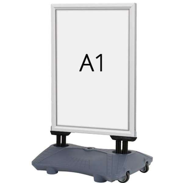 Wind-Sign Waterbase Budget Pavement Board, grey, A1 #1