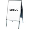 Alu-Line Rondo Pavement Board, silver, 50 x 70 cm #1