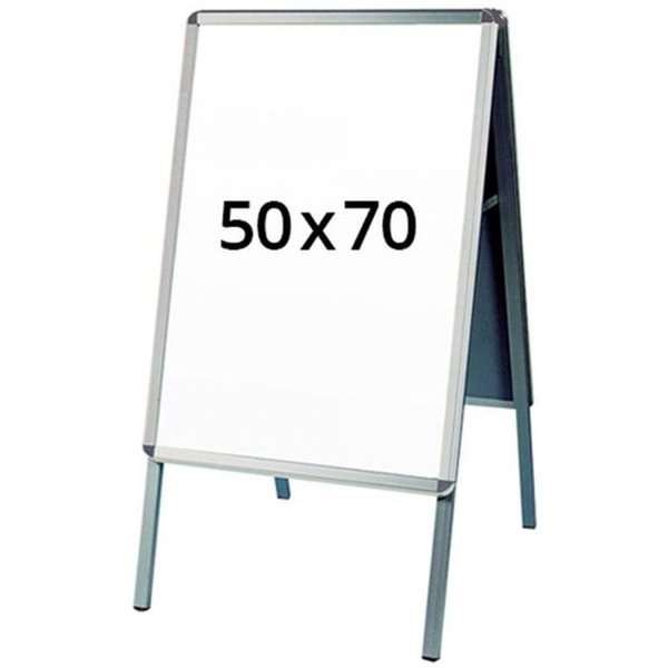 Alu-Line Rondo Pavement Board, silver, 50 x 70 cm #1