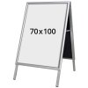 Alu-Line Budget Pavement Sign, silver, 70 x 100 cm #1