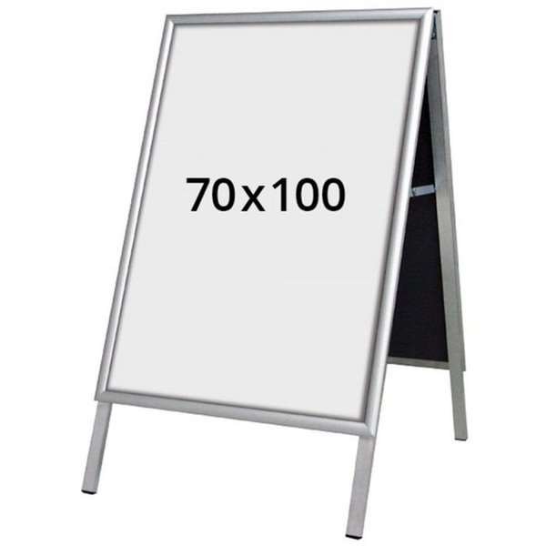 Alu-Line Budget Pavement Sign, silver, 70 x 100 cm #1