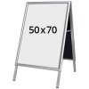 Alu-Line Budget Pavement Sign, silver, 50 x 70 cm #1