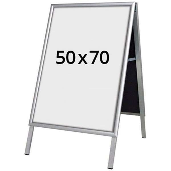 Alu-Line Budget Pavement Sign, silver, 50 x 70 cm #1