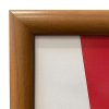 Alu snap frame, 25 mm, A1, wooden finish #3