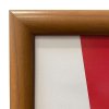 Alu snap frame, 25 mm, 50 x 70, wooden finish #3