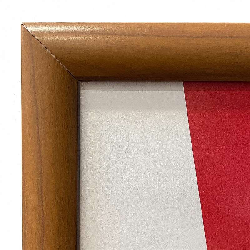 Alu snap frame, 25 mm, 50 x 70, wooden finish #3