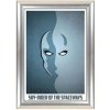 Alu snap frame 25 mm, A2, stainless steel look #1