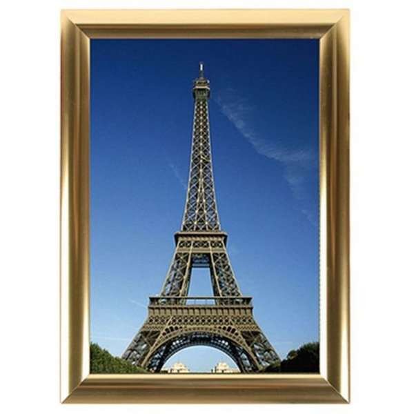 Alu snap frame 25 mm, A2, polished gold #1