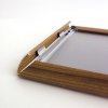 Alu snap frame, 25 mm, A3, wooden finish #5