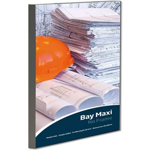 Maxiframe Bay, single sided, 32 mm, 100 x 140 cm #1