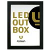 CROWN  LED OUT BOX, A2 double sided - black #2