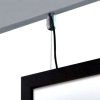 CROWN  LED OUT BOX, A2 double sided - black #7