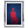Alu snap frame 25 mm, 50 x 70, chrome #1