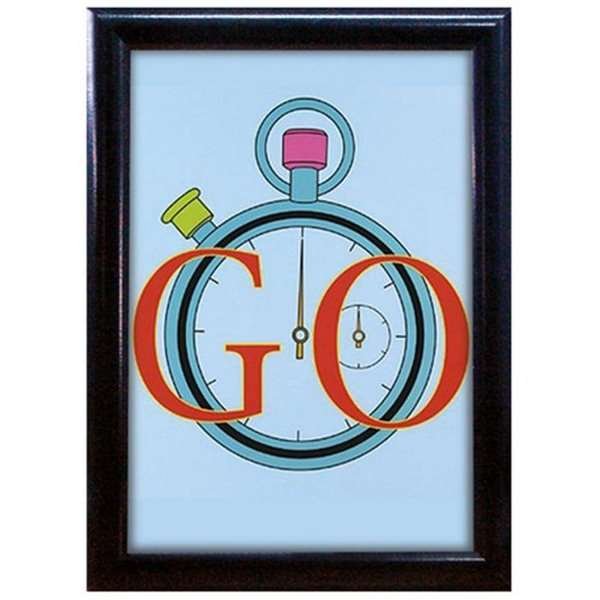 Alu snap frame 25 mm, 50 x 70, black #1