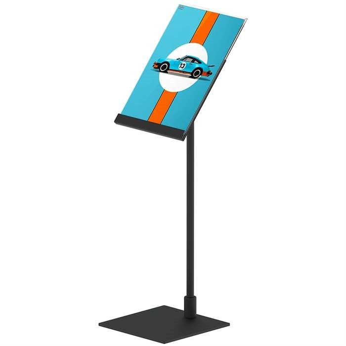 Design Stand table, angled acrylic holder vertical A5, black #1