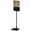 Design Stand table, acrylic holder vertical A5, black #1