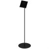 Design Stand floor, angled acrylic holder horisontal A4, black #3