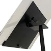 Design Stand floor, angled acrylic holder horisontal A4, black #6