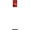 Design Stand floor, acrylic holder vertical  A4, black #2