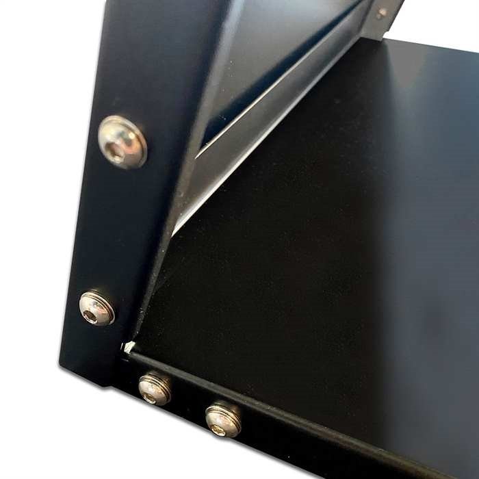 Design Stand floor, brochure holder 6xA4/12xM65, black #7