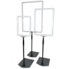 FLEX PLASTICFRAME w/base A4 white #2