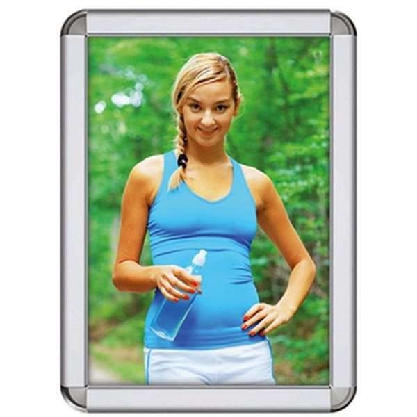 Alu snap frame Rondo, 32 mm, 50 x 70, silver #1