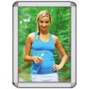 Alu snap frame Rondo, 32 mm, A2, silver #1