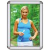 Alu snap frame Rondo, 32 mm, A4, silver #1