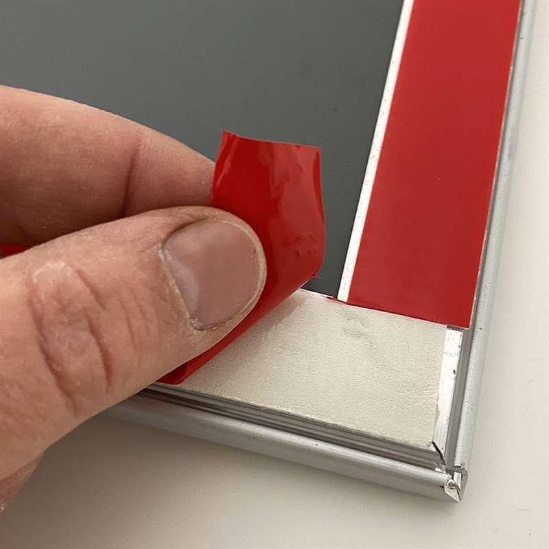 Snap frame Fast-Fix, alu/silver, 25 mm, A4 #2
