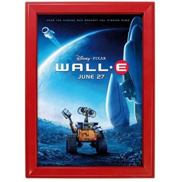 Alu snap frame, 32 mm, 50 x 70, red #1