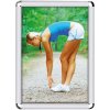 Alu snap frame Rondo, 25 mm, 70 x 100, silver #1