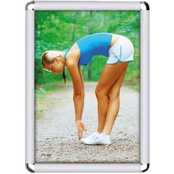 Alu snap frame Rondo, 25 mm, 50 x 70, silver #1
