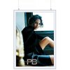 Hanging snap frame, double sided, 25 mm, A4, alu/silver #1