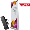 Flex Roll-up, double sided, 100 cm, alu, with bag #1